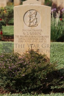 BEIRUT WAR CEMETERY - GIBBINS, GEORGE THOMAS